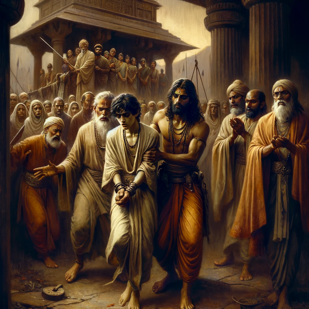 How Shunashepa was Taken to be Sacrificed
